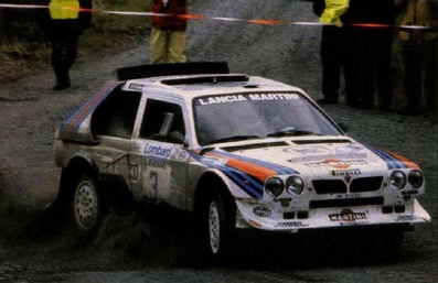 Markku Alén - Ilkka Kivimaki
34º Lombard RAC Rally 1985. Lancia Delta S4 (A6 37352). Clasificado 2º.

Debut con victoria de sus compañeros de Equipo Henri Toivonen - Neil Wilson en el Mundial de Rallyes del Lancia Delta S4.

Del 24 al 28 de Noviembre, Nottingham, Inglaterra.
Superficie: tierra.

El Rally tenia un total de 3507 km de los que 896.98 km divididos en 65 tramos eran especiales, (2 de ellas fueron canceladas, SS43 Kielder Forest - Ogre Hill de 12,02 Km y SS64 Nuss de 8,79 Km).

Tomaron la salida 155 equipos, finalizaron 62.@
Palabras clave: Markku_Alen;Lancia;Delta;S4;Grupo_B;Gran_Bretaña;1985;Debut;RAC_Rally