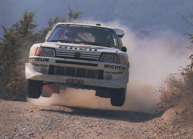 Timo Salonen - Seppo Harjanne
27º Rally Sanremo 1985. Peugeot 205 Turbo 16 E2 (704 EXC 75). Clasificado 2º.

Del 29 de Septiembre al 4 de Octubre, Sanremo, Liguria, Imperia, Italia.
Superficie: asfalto - tierra.

El Rally tenia un total de 2340.56 km, de los que 696.90 km divididos en 45 tramos eran especiales (2 de ellos fueron cancelados SS20 Murio 1 de 9.12 km, SS36 Ronde 1 de 37.22 km).

Tomaron la salida 98 equipos, finalizaron 33.@
Palabras clave: Timo_Salonen;Peugeot;Turbo;Grupo_B;Sanremo;1985