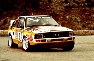 Walter Röhrl - Christian Geistdörfer
53º Rallye Automobile de Monte-Carlo 1985. Audi Sport Quattro S1 (IN-NL 8). Clasificado 2º.

Del 26 de Enero al 1 de Febrero, Monte-Carlo.
Superficie: asfalto -nieve.

El Rally tenía un total de 3999.00 km de los que 851.10 km divididos en 34 tramos eran especiales (1 de ellos fue cancelado SS17 ).

Tomaron la salida 117 equipos, finalizaron 68.@
Palabras clave: Walter_Rohrl;Audi;Sport;Quattro;Montecarlo;Grupo_B;1985