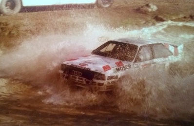 Wilfried Wiedner - Franz Zehetner
5º Marlboro Rally de Argentina 1985. Audi Quattro A2 (IN-NL 1). Clasificado 2º.

Del 30 de Julio al 3 de Agosto, Buenos Aires - Cordoba, Argentina.
Superficie: tierra.

El Rally tenia un total de 2616.00 km de los que 956.71 km divididos en 23 tramos eran especiales.

Tomaron la salida 138 equipos, finalizaron 39.@
Palabras clave: Audi;Quattro;Grupo_B;Argentina;1985