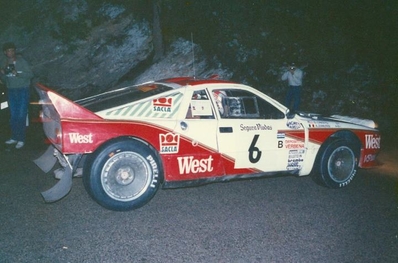 Andrea Zanussi - Sergio Cresto
21º Rallye Catalunya 1985. Lancia Rally 037 (TO 09008D). Clasificado 2º.

Del 25 al 28 de Octubre, Barcelona, Catalunya, España.
Superficie: asfalto.

El Rally tenia un total de 1359.14 km de los que 512.82 km divididos en 34 tramos eran especiales.

Tomaron la salida 67 equipos, finalizaron 38.@
Palabras clave: ;Lancia;Grupo_B;Rally;Catalunya;1985;Spain