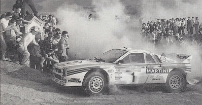 Henri Toivonen - Juha Piironen
27º Rallye de San Remo 1985. Lancia Rally 037 (TO 09010D). Clasificado 3º.

Del 29 de Septiembre al 4 de Octubre, Sanremo, Liguria, Imperia, Italia.
Superficie: asfalto - tierra.

El Rally tenia un total de 2340 km de los que 696.90 km divididos en 45 tramos eran especiales.

Tomaron la salida 98 equipos, finalizaron 33.@
Palabras clave: Henri_Toivonen;Juha_Piironen;Lancia;Grupo_B;Sanremo;1985