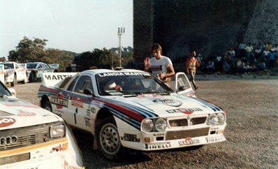 Henri Toivonen - Juha Piironen
27º Rallye de San Remo 1985. Lancia Rally 037 (TO 09010D). Clasificado 3º.

Del 29 de Septiembre al 4 de Octubre, Sanremo, Liguria, Imperia, Italia.
Superficie: asfalto - tierra.

El Rally tenia un total de 2340 km de los que 696.90 km divididos en 45 tramos eran especiales.

Tomaron la salida 98 equipos, finalizaron 33.@
Palabras clave: Parque_Cerrado;Personajes;Henri_Toivonen;Juha_Piironen;Lancia;Grupo_B;Sanremo;1985