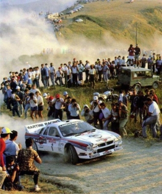 Henri Toivonen - Juha Piironen
27º Rallye de San Remo 1985. Lancia Rally 037 (TO 09010D). Clasificado 3º.

Del 29 de Septiembre al 4 de Octubre, Sanremo, Liguria, Imperia, Italia.
Superficie: asfalto - tierra.

El Rally tenia un total de 2340 km de los que 696.90 km divididos en 45 tramos eran especiales.

Tomaron la salida 98 equipos, finalizaron 33.@
Palabras clave: Henri_Toivonen;Juha_Piironen;Lancia;Rally;Grupo_B;Sanremo;1985