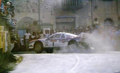 Henri Toivonen - Juha Piironen
27º Rallye de San Remo 1985. Lancia Rally 037 (TO 09010D). Clasificado 3º.

Del 29 de Septiembre al 4 de Octubre, Sanremo, Liguria, Imperia, Italia.
Superficie: asfalto - tierra.

El Rally tenia un total de 2340 km de los que 696.90 km divididos en 45 tramos eran especiales.

Tomaron la salida 98 equipos, finalizaron 33.@
Palabras clave: Henri_Toivonen;Juha_Piironen;Lancia;Grupo_B;Sanremo;1985