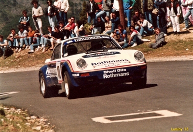 Bernard Béguin - Jean-Jacques Lenne
29º Tour de Corse - Rallye de France 1985. Porsche 911 SC RS (A451 BJB). Clasificado 3º.

Del 2 al 4 de Mayo, Ajaccio, Córcega, Francia.
Superficie: asfalto.

El Rally tenia un total de 1603.00 km de los que 1122.25 km divididos en 30 tramos eran especiales (1 de ellos fue cancelado, SS5 Sartene - Zonza de 44.23 km, por el fatal accidente de Attilio Bettega en el tramo anterior, SS4 Zerubia - Santa Giulia de 30.60 km).

Tomaron la salida 139 equipos, finalizaron 45.@
Palabras clave: ;Porsche;Corcega;1985;Grupo_B;Corse