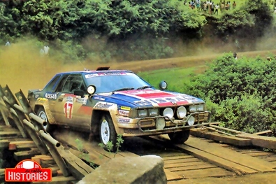 Mike Kirkland - Anton Levitan
33º Safari Rally 1985. Nissan RS 240, (KNY59TU5211). Clasificado 3º.

Del 4 al 8 de Abril, Nairobi, Kenya, África.
Superficie: tierra.

El Rally tenia un total de 5167.6 km con 88 controles horarios.

Tomaron la salida 71 equipos, finalizaron 20.@
Palabras clave: Nissan;RS240;Grupo_B;Safari;1985