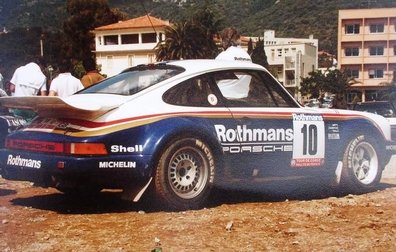 Bernard Béguin - Jean-Jacques Lenne
29º Tour de Corse - Rallye de France 1985. Porsche 911 SC RS (A451 BJB). Clasificado 3º.

Del 2 al 4 de Mayo, Ajaccio, Córcega, Francia.
Superficie: asfalto.

El Rally tenia un total de 1603.00 km de los que 1122.25 km divididos en 30 tramos eran especiales (1 de ellos fue cancelado, SS5 Sartene - Zonza de 44.23 km, por el fatal accidente de Attilio Bettega en el tramo anterior, SS4 Zerubia - Santa Giulia de 30.60 km).

Tomaron la salida 139 equipos, finalizaron 45.@
Palabras clave: Porsche;Còrcega;1985;Grupo_B