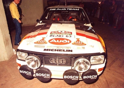 Walter Röhrl - Christian Geistdörfer
19º Rallye de Portugal Vinho do Porto 1985. Audi Sport Quattro S1 (IN-ND 63). Clasificado 3º.

Del 6 al 9 de Marzo, Estoril, Cascais, Lisboa, Portugal.
Superficie: asfalto - tierra.

El Rally tení­a un total de 2455 km de los que 730.50 km divididos en 47 tramos eran especiales.

Tomaron la salida 94 equipos, finalizaron 28.@
Palabras clave: Walter_Röhrl;Audi;Quattro;Sport;Grupo_B;Portugal;1985