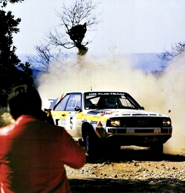 Walter Röhrl - Christian Geistdörfer
19º Rallye de Portugal Vinho do Porto 1985. Audi Sport Quattro S1 (IN-ND 63). Clasificado 3º.

Del 6 al 9 de Marzo, Estoril, Cascais, Lisboa, Portugal.
Superficie: asfalto - tierra.

El Rally tení­a un total de 2455 km de los que 730.50 km divididos en 47 tramos eran especiales.

Tomaron la salida 94 equipos, finalizaron 28.@
Palabras clave: Walter_Röhrl;Audi;Quattro;Sport;Grupo_B;Portugal;1985