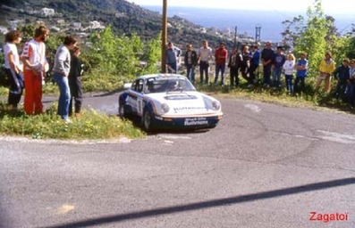 Bernard Béguin - Jean-Jacques Lenne
29º Tour de Corse - Rallye de France 1985. Porsche 911 SC RS (A451 BJB). Clasificado 3º.

Del 2 al 4 de Mayo, Ajaccio, Córcega, Francia.
Superficie: asfalto.

El Rally tenia un total de 1603.00 km de los que 1122.25 km divididos en 30 tramos eran especiales (1 de ellos fue cancelado, SS5 Sartene - Zonza de 44.23 km, por el fatal accidente de Attilio Bettega en el tramo anterior, SS4 Zerubia - Santa Giulia de 30.60 km).

Tomaron la salida 139 equipos, finalizaron 45.@
Palabras clave: ;Porsche;Còrcega;1985;Grupo_B;Corse