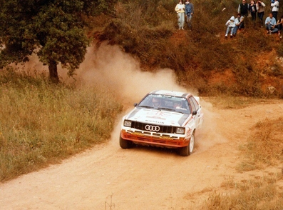Harald Demuth - Fabrizia Pons
17º Rallye dell'Isola d'Elba 1985. Audi Quattro A2 (IN-NN17). Clasificado 4º.

Del 23 al 25 de Mayo, Portoferrario, Livorno, Italia.
Superficie: tierra.

El Rally constaba de 33 tramos cronometrados.
Desconocemos los kilómetros tanto totales como cronometrados.

Tomaron la salida 65 equipos, finalizaron 25.
Palabras clave: ;Audi;Quattro;Grupo_B;Elba;1985
