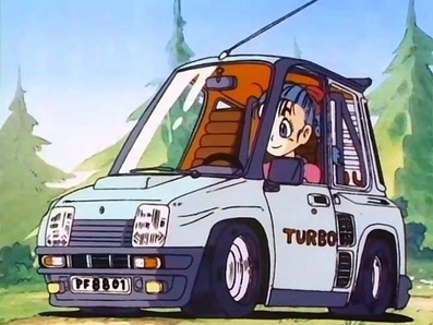 DRAGON BALL
Bulma y su Renault 5 Turbo
Palabras clave: Renault;Turbo;Dibujos;1985