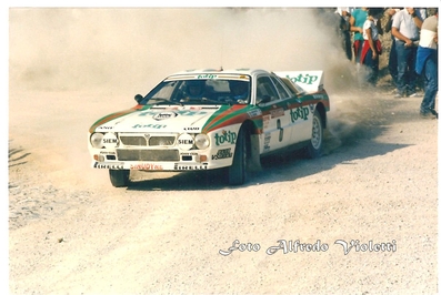 Dario Cerrato - Giuseppe Cerri
27º Rallye Sanremo 1985. Lancia Rally 037 (TO 30683D). Clasificado 5º.

Del 29 de Septiembre al 4 de Octubre, Sanremo, Liguria, Imperia, Italia.
Superficie: asfalto - tierra.

El Rally tenia un total de 2340.56 km, de los que 696.90 km divididos en 45 tramos eran especiales (2 de ellos fueron cancelados SS20 Murio 1 de 9.12 km, SS36 Ronde 1 de 37.22 km).

Tomaron la salida 98 equipos, finalizaron 33.

COPYRIGHT Alfredo Violetti
@
Palabras clave: ;Lancia;Rally;Grupo_B;Sanremo;1985