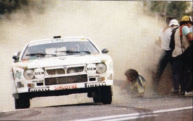 Dario Cerrato - Giuseppe Cerri
27º Rallye Sanremo 1985. Lancia Rally 037 (TO 30683D). Clasificado 5º.

Del 29 de Septiembre al 4 de Octubre, Sanremo, Liguria, Imperia, Italia.
Superficie: asfalto - tierra.

El Rally tenia un total de 2340.56 km, de los que 696.90 km divididos en 45 tramos eran especiales (2 de ellos fueron cancelados SS20 Murio 1 de 9.12 km, SS36 Ronde 1 de 37.22 km).

Tomaron la salida 98 equipos, finalizaron 33.

Foto 3 de 3
@
Palabras clave: ;Lancia;Rally;Grupo_B;Sanremo;1985