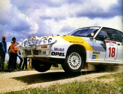 Erwin Weber - Gunter Wanger
33º Marlboro Safari Rally 1985. Opel Manta 400, (GG-CT 206). Clasificado 5º.

Del 4 al 8 de Abril, Nairobi, Kenya, África.
Superficie: tierra.

El Rally tenia un total de 5167.6 km con 88 controles horarios.

Tomaron la salida 71 equipos, finalizaron 20.@
Palabras clave: ;Opel;Manta;Grupo_B;Safari;1985