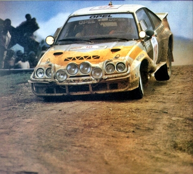 Erwin Weber - Gunter Wanger
33º Safari Rally 1985. Opel Manta 400, (GG-CT 206). Clasificado 5º.

Del 4 al 8 de Abril, Nairobi, Kenya, África.
Superficie: tierra.

El Rally tenia un total de 5167.6 km con 88 controles horarios.

Tomaron la salida 71 equipos, finalizaron 20.@
Palabras clave: ;Opel;Manta;Grupo_B;Safari;1985