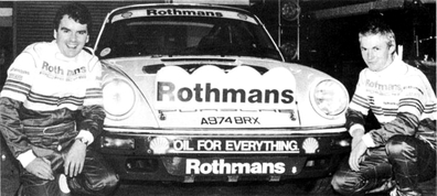 William (Billy) Coleman - Ronan Morgan
46º Rothmans Circuit of Ireland 1985. Porsche 911 SC RS (A451 BJB). Clasificado 5º.

Del 5 al 9 de Abril, Belfast, (Ulster Automobile Club).
Superficie: asfalto.

La prueba constaba de 3 etapas y 892.07 km cronometrados divididos en 52 tramos especiales (dos de ellos fueron cancelados SS9 de 21,77 km y SS27 Comeragh 2 de 27.76 km).

Tomaron la salida 89 equipos, finalizaron 49.@
Palabras clave: ;Porsche;Grupo_B;Ireland;Irlanda;1985;Personajes