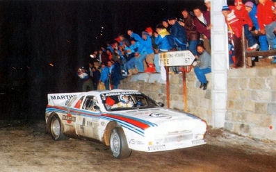 Henri Toivonen - Juha Piironen
53º Rallye Automobile de Monte-Carlo 1985. Lancia Rally 037 (TO 09006D). Clasificado 6º.

Del 26 de Enero al 1 de Febrero, Monte-Carlo.
Superficie: asfalto -nieve.

El Rally tenía un total de 3999.00 km de los que 851.10 km divididos en 34 tramos eran especiales (1 de ellos fue cancelado SS17).

Tomaron la salida 117 equipos, finalizaron 68.@
Palabras clave: Henri_Toivonen;Juha_Piironen;Lancia;Rally;Grupo_B;Montecarlo;1985