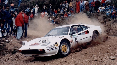 Massimo Ercolani - Loris Roggia
17º Rallye dell'Isola d'Elba 1985. Ferrari 308 GTB (PD 754776). Clasificado 6º.

Del 23 al 25 de Mayo, Portoferrario, Livorno, Italia.
Superficie: tierra.

El Rally constaba de 33 tramos cronometrados.
Desconocemos los kilómetros tanto totales como cronometrados.

Tomaron la salida 65 equipos, finalizaron 25.@
Palabras clave: Ferrari;GTB;Grupo_B;Elba;1985