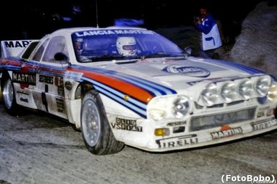 Henri Toivonen - Juha Piironen
53º Rallye Automobile de Monte-Carlo 1985. Lancia Rally 037 (TO 09006D). Clasificado 6º.

Del 26 de Enero al 1 de Febrero, Monte-Carlo.
Superficie: asfalto -nieve.

El Rally tenía un total de 3999.00 km de los que 851.10 km divididos en 34 tramos eran especiales (1 de ellos fue cancelado SS17).

Tomaron la salida 117 equipos, finalizaron 68.

© Alberto Anam
@
Palabras clave: Henri_Toivonen;Lancia;Grupo_B;Rally;Montecarlo;1985