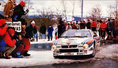 Henri Toivonen - Juha Piironen
53º Rallye Automobile de Monte-Carlo 1985. Lancia Rally 037 (TO 09006D). Clasificado 6º.

Del 26 de Enero al 1 de Febrero, Monte-Carlo.
Superficie: asfalto -nieve.

El Rally tenía un total de 3999.00 km de los que 851.10 km divididos en 34 tramos eran especiales (1 de ellos fue cancelado SS17).

Tomaron la salida 117 equipos, finalizaron 68.@
Palabras clave: Henri_Toivonen;Juha_Piironen;Lancia;Grupo_B;Montecarlo;1985