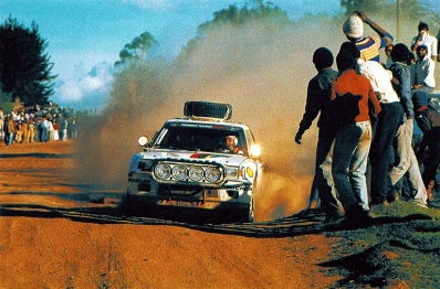 Timo Salonen - Seppo Harjanne
33º Marlboro Rally Safari 1985. Peugeot 205 Turbo 16 (123 FBL 75). Clasificado 7º.

Del 4 al 8 de Abril, Nairobi, Kenya, África.
Superficie: tierra.

El Rally tenia un total de 5167.6 km con 88 controles horarios.

Tomaron la salida 71 equipos, finalizaron 20.@
Palabras clave: Timo_Salonen;Peugeot;Turbo;T16;Safari;Grupo_B;1985