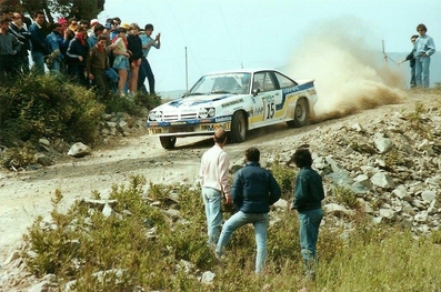 Federico Ormezzano - Carlo Cassina
17º Rallye dell'Isola d'Elba 1985. Opel Manta 400. Clasificado 7º.

Del 23 al 25 de Mayo, Portoferrario, Livorno, Italia.
Superficie: tierra.

El Rally constaba de 33 tramos cronometrados.
Desconocemos los kilómetros tanto totales como cronometrados.

Tomaron la salida 65 equipos, finalizaron 25.@
Palabras clave: Opel;Manta;Grupo_B;Elba;1985