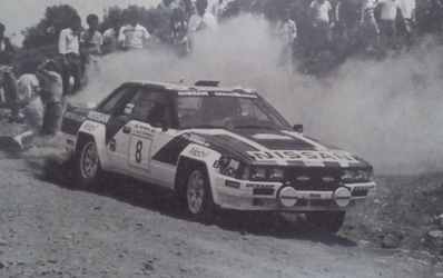 Giorgios Moschous - Dimitris Vazakas
32º Acropolis Rally 1985 (Grecia). Nissan 240RS. Clasificado 8º.
El Rally tenà­a un total de 2295.5 Km, de los que 807.8 km divididos en 47 tramos, eran especiales.
Tomaron la salida 110 participantes, finalizaron 45.@
Palabras clave: Nissan;Grupo_B;Acropolis;Grecia;1985