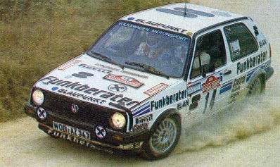 Franz Wittmann sen. - Matthias Feltz
27º Rally Sanremo 1985. Volkswagen Golf GTi 16V (WOB-AZ 343). Clasificado 9º.

Del 29 de Septiembre al 4 de Octubre, Sanremo, Liguria, Imperia, Italia.
Superficie: asfalto - tierra.

El Rally tenia un total de 2340.56 km, de los que 696.90 km divididos en 45 tramos eran especiales (2 de ellos fueron cancelados SS20 Murio 1 de 9.12 km, SS36 Ronde 1 de 37.22 km).

Tomaron la salida 98 equipos, finalizaron 33.@
Palabras clave: Volkswagen;Golf;GTi;Sanremo;1985