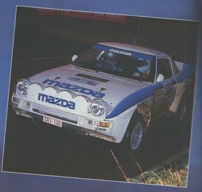Rod Millen - Brian Rainbow
34º Lombard RAC Rally 1985. Mazda RX7 (CRJ-130). Clasificado 9º.

Del 24 al 28 de Noviembre, Nottingham, Inglaterra.
Superficie: tierra.

El Rally tenia un total de 3507 km de los que 896.98 km divididos en 65 tramos eran especiales, (2 de ellas fueron canceladas, SS43 Kielder Forest - Ogre Hill de 12,02 Km y SS64 Nuss de 8,79 Km).

Tomaron la salida 155 equipos, finalizaron 62.@
Palabras clave: Mazda;RX7;Gran_Bretaña;Grupo_B;1985