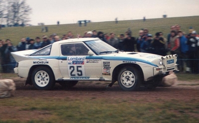 Rod Millen - Brian Rainbow
34º Lombard RAC Rally 1985. Mazda RX7 (CRJ-130). Clasificado 9º.

Del 24 al 28 de Noviembre, Nottingham, Inglaterra.
Superficie: tierra.

El Rally tenia un total de 3507 km de los que 896.98 km divididos en 65 tramos eran especiales, (2 de ellas fueron canceladas, SS43 Kielder Forest - Ogre Hill de 12,02 Km y SS64 Nuss de 8,79 Km).

Tomaron la salida 155 equipos, finalizaron 62.@
Palabras clave: Mazda;RX7;Gran_Bretaña;Grupo_B;1985