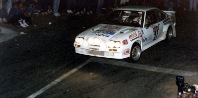 Giovanni Recordati - Freddy Delorme
27º Rally Sanremo 1985. Opel Manta 400. Clasificado 11º.
El Rally tenia un total de 2340 km, de los que 650 km divididos en 45 tramos, eran especiales.
Tomaron la salida 98 equipos, finalizaron 33.@
Palabras clave: Opel;Manta;Grupo_B;Sanremo;1985