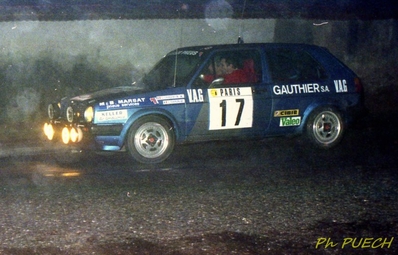 Guy Chasseuil - Christian Baron
53º Rallye Automobile de Monte-Carlo 1985. Volkswagen Golf GTI (578 EXA 75). Clasificado 14º.

Del 26 de Enero al 1 de Febrero, Monte-Carlo.
Superficie: asfalto -nieve.

El Rally tenía un total de 3999.00 km de los que 851.10 km divididos en 34 tramos eran especiales (1 de ellos fue cancelado SS17).

Tomaron la salida 117 equipos, finalizaron 68.
Palabras clave: Volkswagen;Golf;Montecarlo;1985