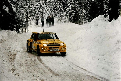 Lars-Erik Walfridsson - Lars Bäckman
35º Internacional Suecia Rally 1985. Renault 5 Turbo 