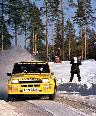 Lars-Erik Walfridsson - Lars Bäckman
35º Internacional Suecia Rally 1985. Renault 5 Turbo 