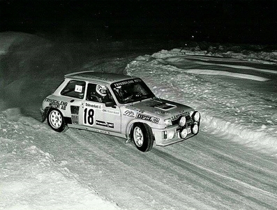 Lars-Erik Walfridsson - Lars Bäckman
35º Internacional Suecia Rally 1985. Renault 5 Turbo 