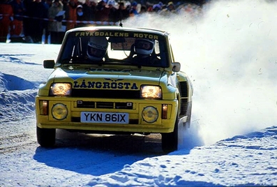 Lars-Erik Walfridsson - Lars Bäckman
35º Internacional Suecia Rally 1985. Renault 5 Turbo 