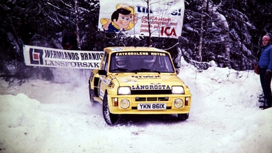 Lars-Erik Walfridsson - Lars Bäckman
35º Internacional Suecia Rally 1985. Renault 5 Turbo 