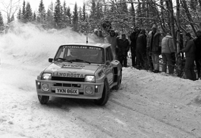 Lars-Erik Walfridsson - Lars Bäckman
35º Internacional Suecia Rally 1985. Renault 5 Turbo 