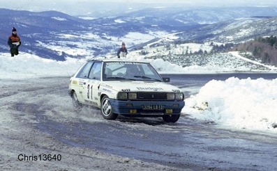 Alain Oreille - Sylvie Oreille
53º Rallye Automobile de Monte-Carlo 1985. Renault 11 Turbo (3284 LD 13). Clasificado 16º.

Del 26 de Enero al 1 de Febrero, Monte-Carlo.
Superficie: asfalto -nieve.

El Rally tenía un total de 3999.00 km de los que 851.10 km divididos en 34 tramos eran especiales (1 de ellos fue cancelado SS17).

Tomaron la salida 117 equipos, finalizaron 68.
Palabras clave: Renault;Turbo;Montecarlo;1985;nieve
