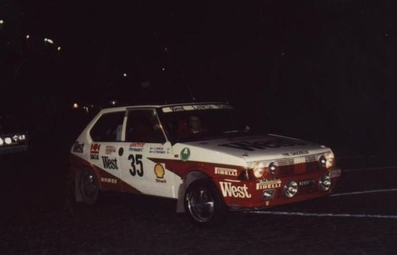 Harri Toivonen - Cedric Wrede
21º 24 Heures d'Ypres 1985. Fiat Ritmo Abarth 130 TC (TO N09367). Clasificado 19º.
West Rally Team

Del 28 al 30 de Junio, Ypres, Bélgica.
Superficie: asfalto con 524.00 km cronometrados.

Tomaron la salida 148 equipos, finalizaron 73.@
Palabras clave: Fiat;Ritmo;Abarth;Ypres;1985