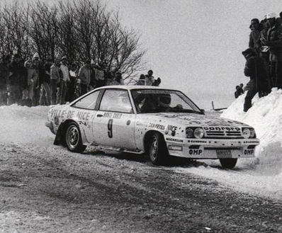 Auguste Turiani (Tchine) - Pierre Gandolfo
53º Rallye Automobile de Monte-CarloLancia 1985. Opel Manta (M917). Clasificado 21º.

Del 26 de Enero al 1 de Febrero, Monte-Carlo.
Superficie: asfalto -nieve.

El Rally tenía un total de 3999.00 km de los que 851.10 km divididos en 34 tramos eran especiales (1 de ellos fue cancelado SS17).

Tomaron la salida 117 equipos, finalizaron 68.@
Palabras clave: Opel;Manta;Montecarlo;1985;nieve