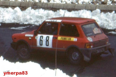 Elisabeth de Fresquet - Marie-Charlotte Valette
53º Rallye Automobile de Monte-Carlo 1985. Autobianchi A112 Abarth. Clasificada 60ª y 1ª en Copa de Damas.

Del 26 de Enero al 1 de Febrero, Monte-Carlo.
Superficie: asfalto -nieve.

El Rally tenía un total de 3999.00 km de los que 851.10 km divididos en 34 tramos eran especiales (1 de ellos fue cancelado SS17).

Tomaron la salida 117 equipos, finalizaron 68.
Palabras clave: Autobianchi;Abarth;Montecarlo;1985;Mujeres;Womens