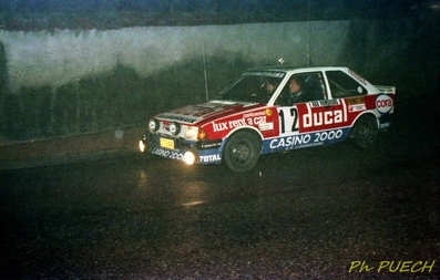 Alain Beauchef - Jean-René Dubois
53º Rallye Automobile de Monte-Carlo 1985. Ford Escort RS1600i (GT644). Abandonó por motor quedando clasificado 82º.

Del 26 de Enero al 1 de Febrero, Monte-Carlo.
Superficie: asfalto -nieve.

El Rally tenía un total de 3999.00 km de los que 851.10 km divididos en 34 tramos eran especiales (1 de ellos fue cancelado SS17).

Tomaron la salida 117 equipos, finalizaron 68.
Palabras clave: Ford;Escort;Montecarlo;1985