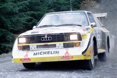 Hannu Mikkola - Arne Hertz
34º Lombard RAC Rally 1985. Audi Sport Quattro S1 E2 (IN-NP 31). Abandonó por problemas de motor SS22 Cwmcelli de 6,60 Km.

Del 24 al 28 de Noviembre, Nottingham, Inglaterra.
Superficie: tierra.

El Rally tenia un total de 3507 km de los que 896.98 km divididos en 65 tramos eran especiales, (2 de ellas fueron canceladas, SS43 Kielder Forest - Ogre Hill de 12,02 Km y SS64 Nuss de 8,79 Km).

Tomaron la salida 155 equipos, finalizaron 62.@
Palabras clave: ;Audi;Quattro;Sport;Grupo_B;Gran_Bretaña;1985;RAC_Rally;Inglaterra