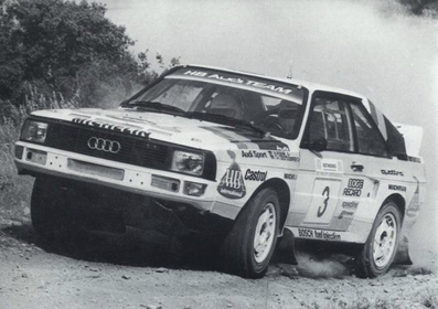 Walter Röhrl - Christian Geistdörfer
32º Rothmans Acropolis Rally 1985. Audi Sport Quattro S1 (IN-NC 25). Abandonó por la suspensión del coche en SS2 Dionissos de 11.15 km.

Del 27 al 30 de Mayo, Atenas, Grecia.
Superficie: tierra.

El Rally tenía un total de 2295.94 km de los que 807.67 km divididos en 47 tramos eran especiales.

Tomaron la salida 110 equipos, finalizaron 45.@
Palabras clave: Walter_Röhrl;Audi;Sport;Quattro;Grupo_B;Acropolis;Grecia;1985