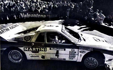 Attilio Bettega - Maurizio Perissinot
29º Tour de Corse - Rallye de France 1985. Lancia Rally 037 (TO 09006D). Abandonó por fatal accidente en SS4 Zerubia - Santa Giulia de 30.60 km (D.E.P. / R.I.P.).

Del 2 al 4 de Mayo, Ajaccio, Córcega, Francia.
Superficie: asfalto.

El Rally tenia un total de 1603.00 km de los que 1122.25 km divididos en 30 tramos eran especiales, (1 de ellos fue cancelado, SS5 Sartene - Zonza de 44.23 km, por el fatal accidente en el tramo anterior de Attilio Bettega).

Tomaron la salida 139 equipos, finalizaron 45.@
Palabras clave: ;Lancia;Rally;Corcega;Grupo_B;1985;Corse