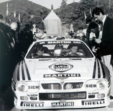 Attilio Bettega - Maurizio Perissinot
29º Tour de Corse - Rallye de France 1985. Lancia Rally 037 (TO 09006D). Abandonó por fatal accidente en SS4 Zerubia - Santa Giulia de 30.60 km (D.E.P. / R.I.P.).

Del 2 al 4 de Mayo, Ajaccio, Córcega, Francia.
Superficie: asfalto.

El Rally tenia un total de 1603.00 km de los que 1122.25 km divididos en 30 tramos eran especiales, (1 de ellos fue cancelado, SS5 Sartene - Zonza de 44.23 km, por el fatal accidente en el tramo anterior de Attilio Bettega).

Tomaron la salida 139 equipos, finalizaron 45.@
Palabras clave: ;Corcega;Lancia;Rally;Grupo_B;1985;Corse