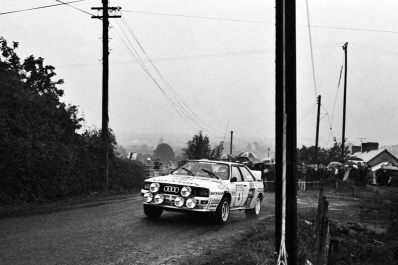 Malcolm Wilson - Nigel Harris
10º British Midland Ulster Rally 1985. Audi Quattro A2 (44 CMN). Abandonó por la caja de cambios.
Audi Sport UK

Del 26 al 27 de Julio, Belfast, Irlanda del Norte.
Superficie: asfalto.

El Rally constaba de 2 etapas y 28 tramos cronometrados.
Desconocemos los kilómetros tanto totales como especiales de la prueba.

Tomaron la salida 92 equipos, finalizaron 66.@
Palabras clave: ;Audi;Quattro;Grupo_B;Ulster